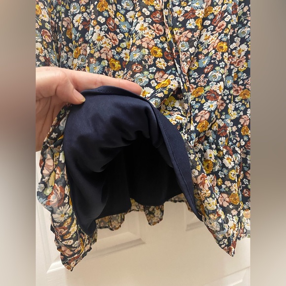 Zara floral mini dress. Size L - Picture 6 of 7
